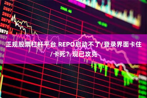 正规股票杠杆平台 REPO启动不了/登录界面卡住/卡死？现已攻克